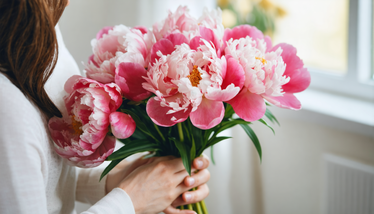 offrez de magnifiques pivoines à maman pour célébrer la fête des mères avec amour et délicatesse. trouvez le bouquet parfait pour rendre ce jour inoubliable.