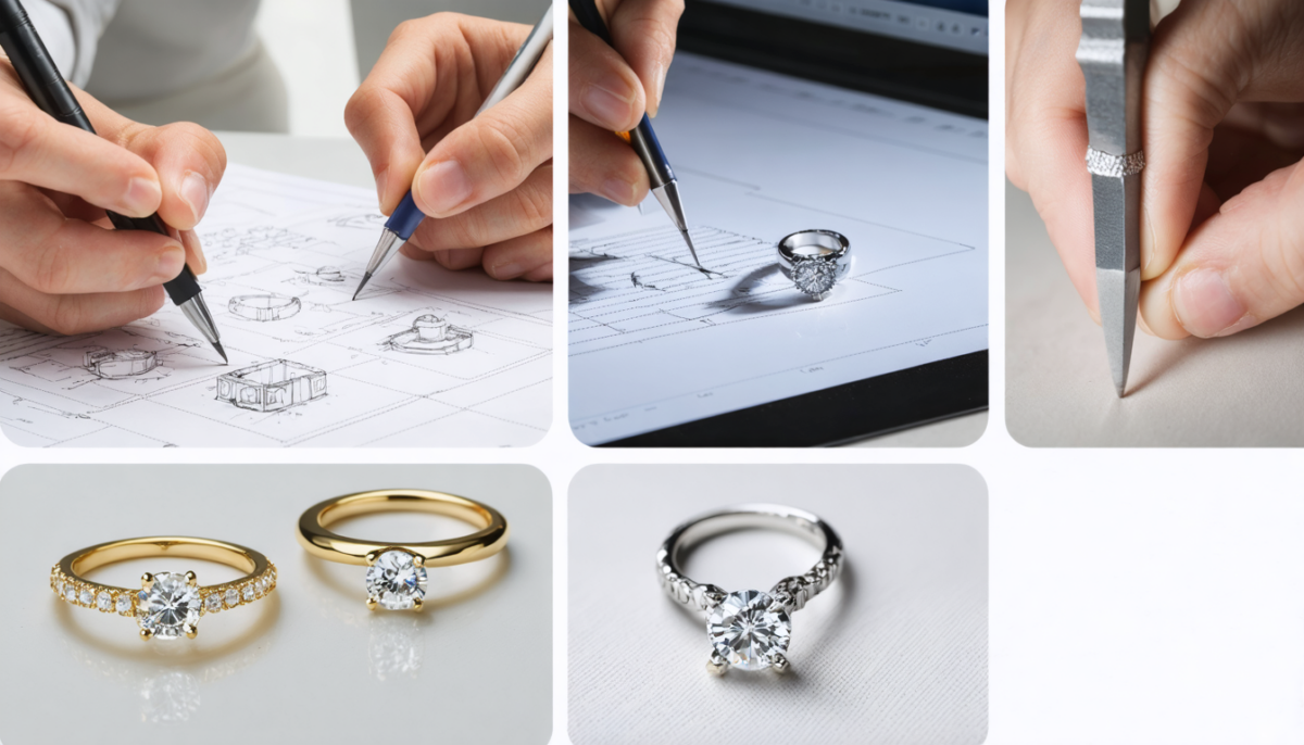 découvrez notre guide complet pour concevoir votre bague sur mesure, étape par étape, et créez un bijou unique qui reflète parfaitement votre style et vos envies.