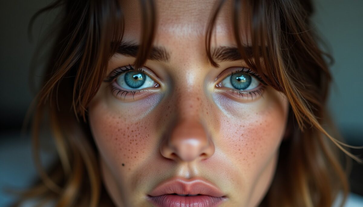 Quelle teinte de cheveux sublime le regard des yeux bleus ?
