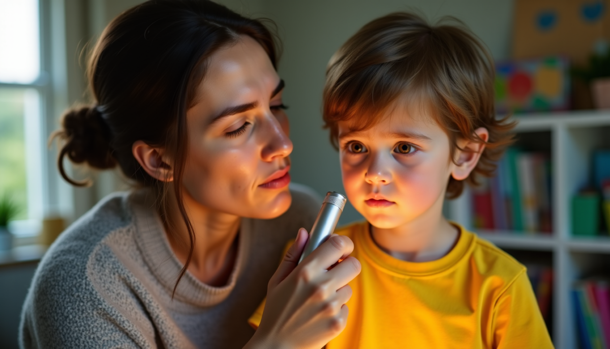 Détecter une lésion rétinienne chez l'enfant après une éclipse : 6 étapes