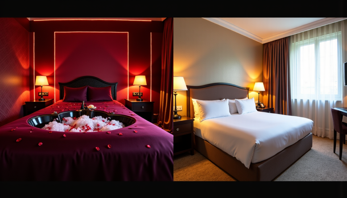 En quoi une Love Room à Toulouse diffère d'une chambre d'hôtel classique