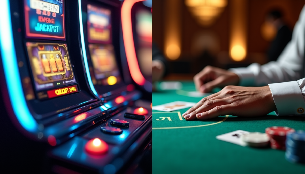 Slots à jackpots progressifs vs tables en direct : quelle stratégie privilégier